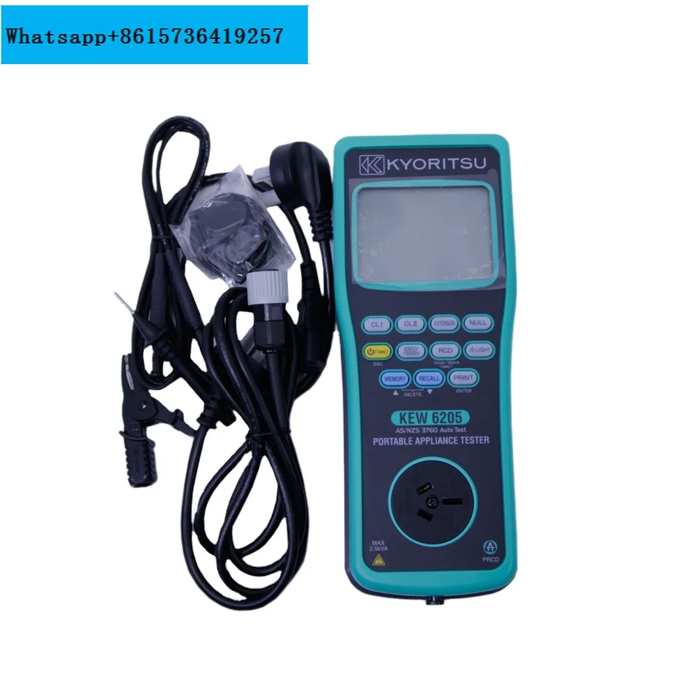 

Kyoritsu6205 Portable Appliance Testers Insulation Resistance Tester Kew6205
