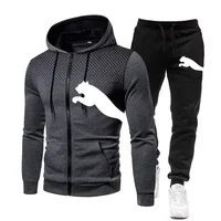Ensemble sweat-shirt à capuche pour hommes, ensemble sweat-shirt à capuche + pantalon, vêtements de sport, de course et de loisirs, automne et hiver 2025 3