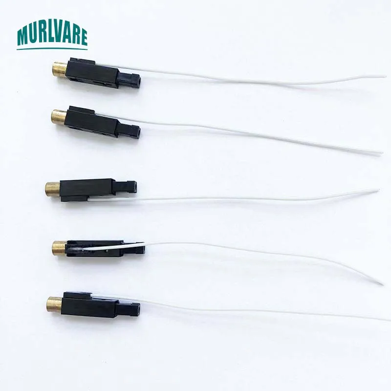 Gas Furnace Igniter 5Pcs 3.5*0.62*0.62cm Copper Cap 300℃ High Temperature Resistance Wire Piezoelectric Piezo Igniter For Spray Gun Lighter