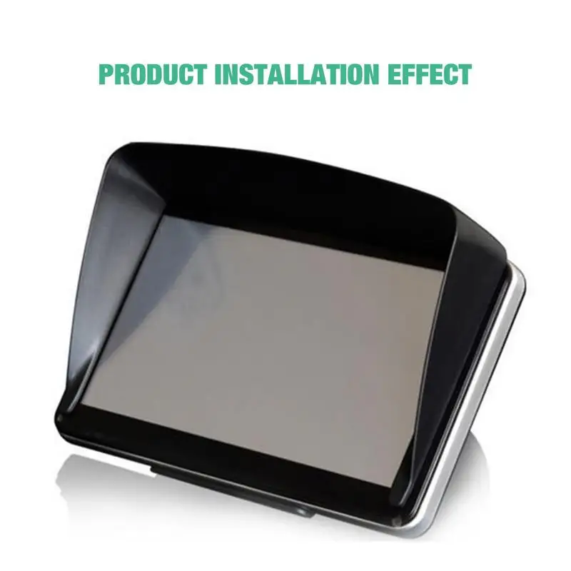 1 Pcs GPS Sun Shade Cover 5 Inch GPS Sunshade Navigator Light Shield Auto Visor Hood Central Dashboard Navigator Display