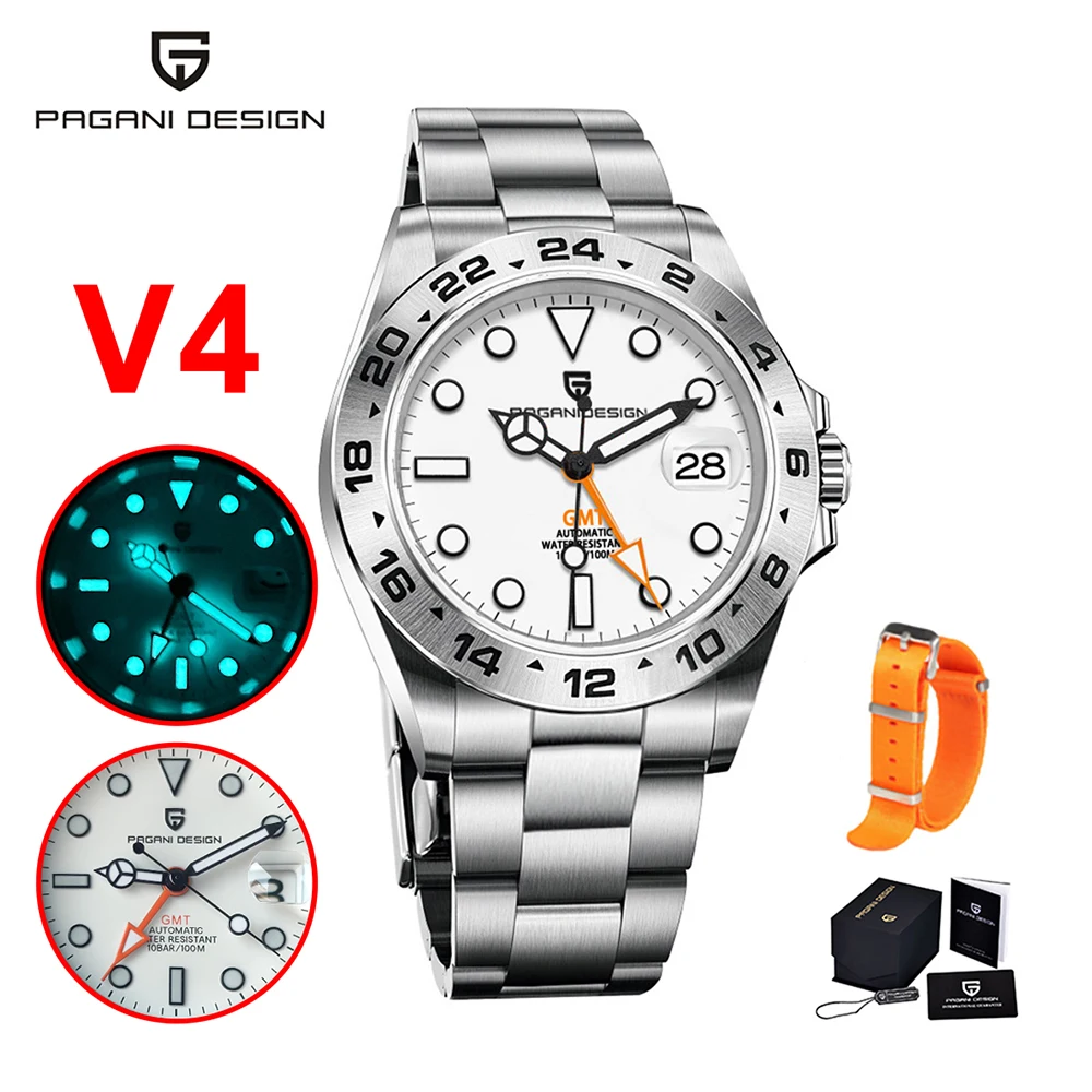 【値下げ】パガーニデザイン ＧＭＴマスターのオマージュ・カスタム ＮＨ３４ Amazon.com: Pagani Design Watches for Men Automatic GMT