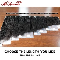 ALI ANNABELLE cheveux brésiliens bouclés cheveux paquets 100% cheveux humains armure paquet 1/3/4 pièces couleur naturelle Remy crépus bouclés paquets 3