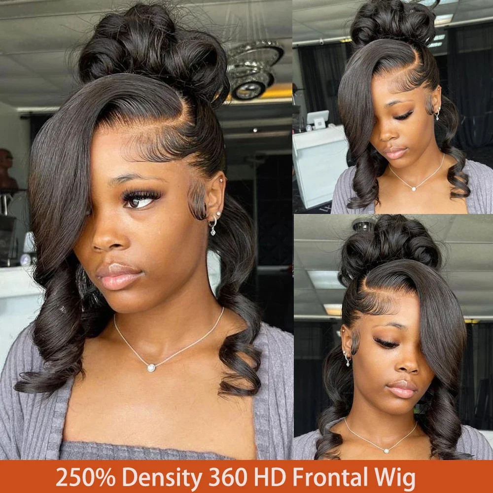 Body-Wave-Lace-Front-Wig-30-40-Inch-250-13x4-13x6-Hd-Transparent-Lace ...