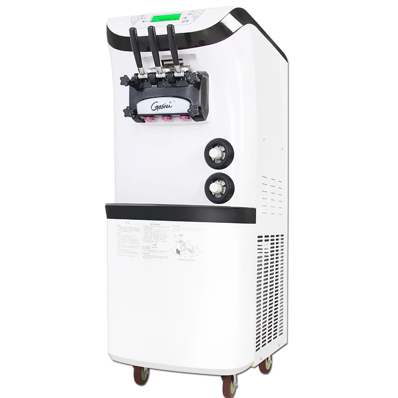 3 Gusti Ice Cream Maker 36-42L/H Vendita Calda Gelato Table Top Soft Ice Cream Milkshake Vending Machine