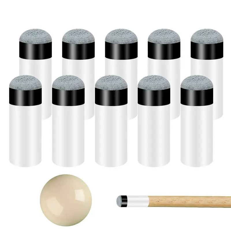 

Pool Cue Tips 10pcs Billiard Cue Replacement Screw Tips Pool Cue Accessory Set Billiard Cue Screw Tips For Billiards Hall