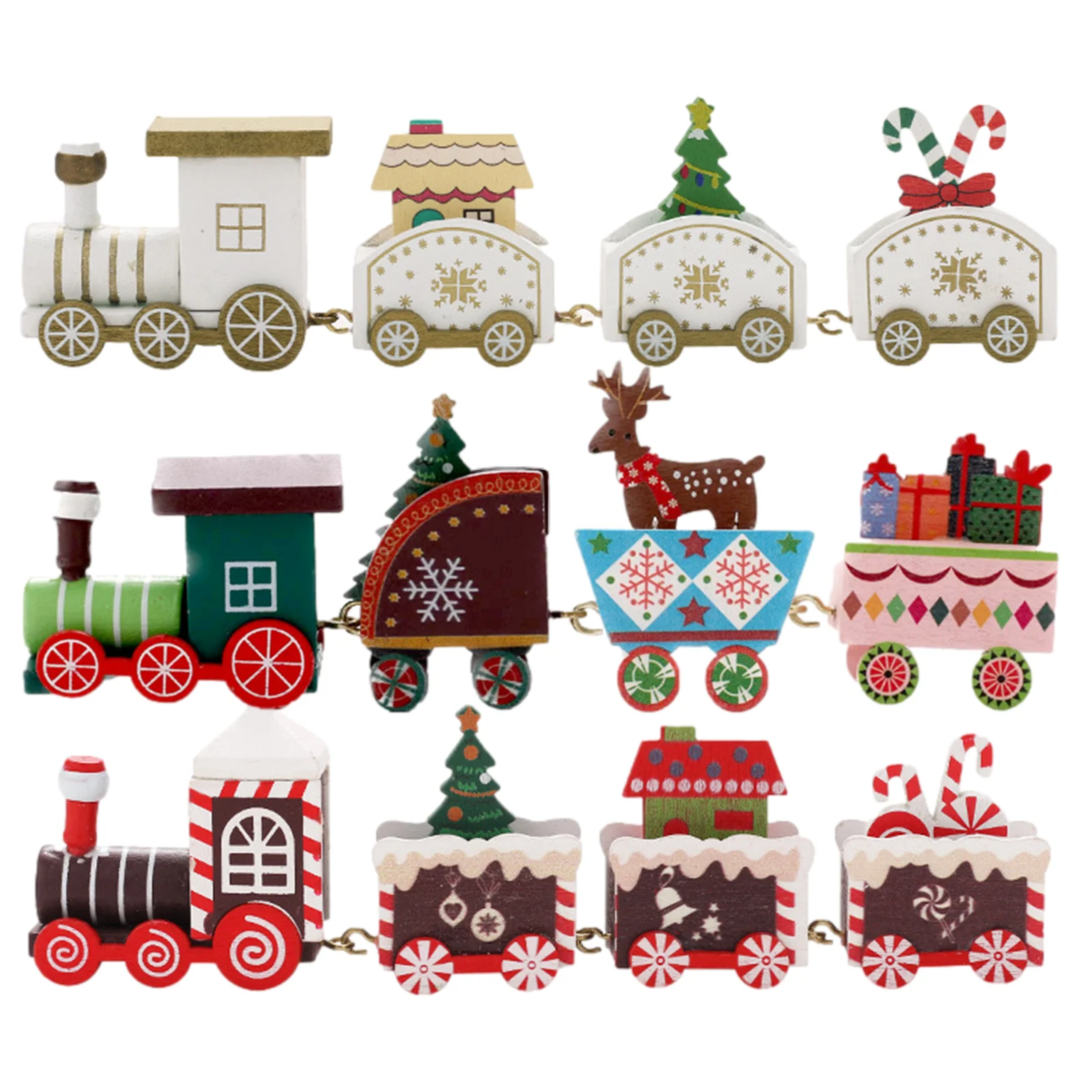 

Christmas Wooden Train Merry Christmas Decorations for Home 2023 Cristmas Ornament Xmas Navidad Noel Gifts Happy New Year 2024