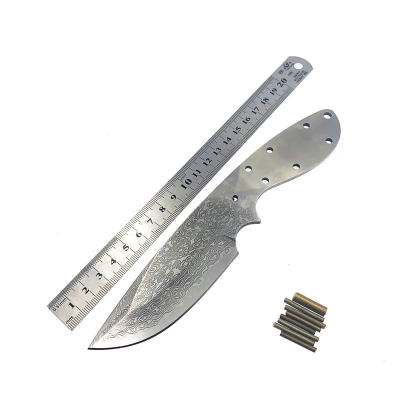 VG10StainlessSteelHandleDIYSemifinishedProductEdgedFixedBlade