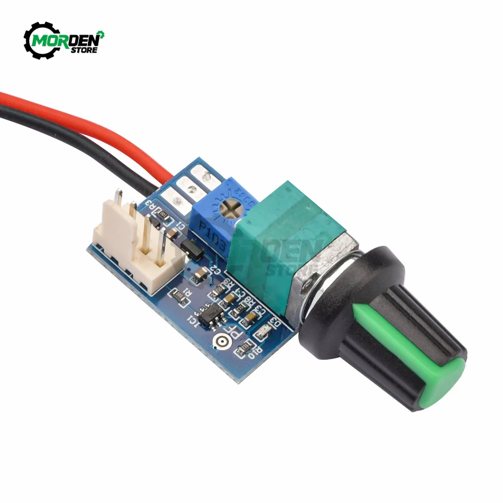 DC12V Manual Four-Wire PWM Fan Speed Motor Controller Board With Knob Switch Electrical Equipment Governor Module Power Supply images - 6