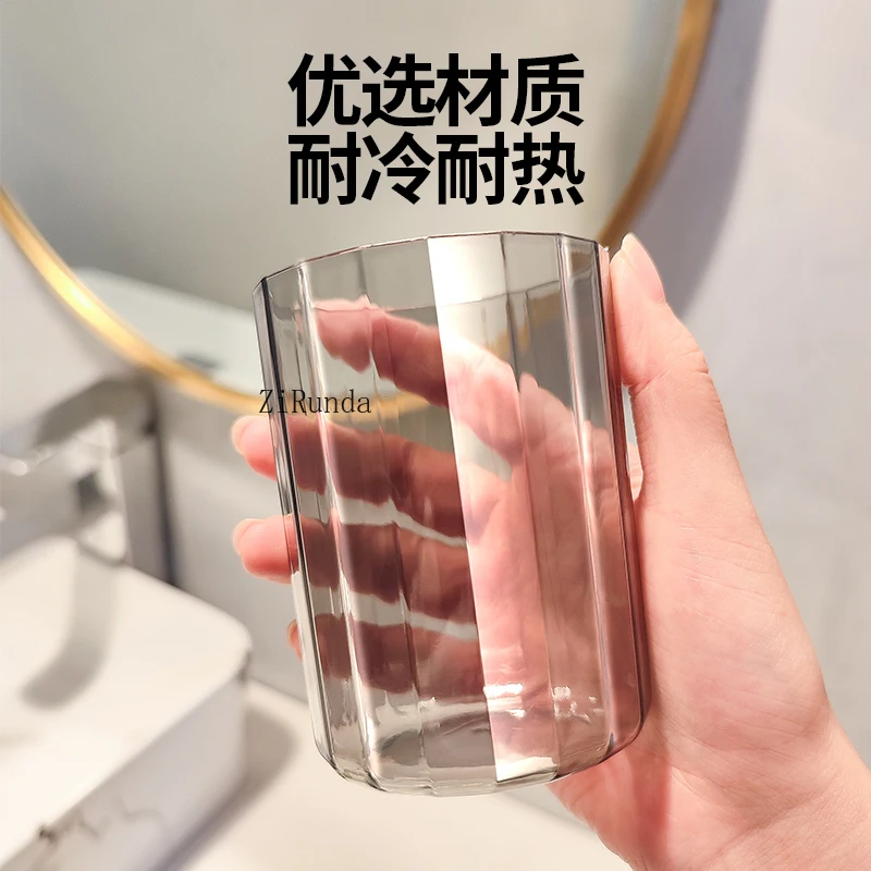 *Toothbrush rack No punching toilet mouthwash cup Wall-mounted toothbrush holder