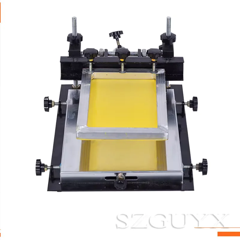 Screen Printing Machine Precision Manual Press Screen Printers T-Shirts Advertising Materials Silk Screening Screenprint Station