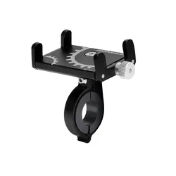 Universal 360° Rotating Aluminum Alloy Bike Phone Holder - Anti - Slip GPS and Smartphone Mount (C)