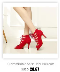 Discounts Sale Jazz Salsa Ballroom Latin Dance Shoes High Heel For Dancing Women Training Ladies Black Flock 1022 Summer Boots