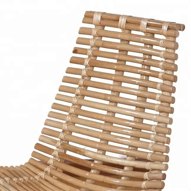 Indoor Natural Leisure Chair Indonesia Rattan Woven Dining Wicker Coffee Chair