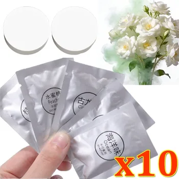5-10PCS Car Air Vent Fragrances Flavor Diffuser Air Freshener Tablets Refill Solid Perfume Tablets Car Interior Accessories 1