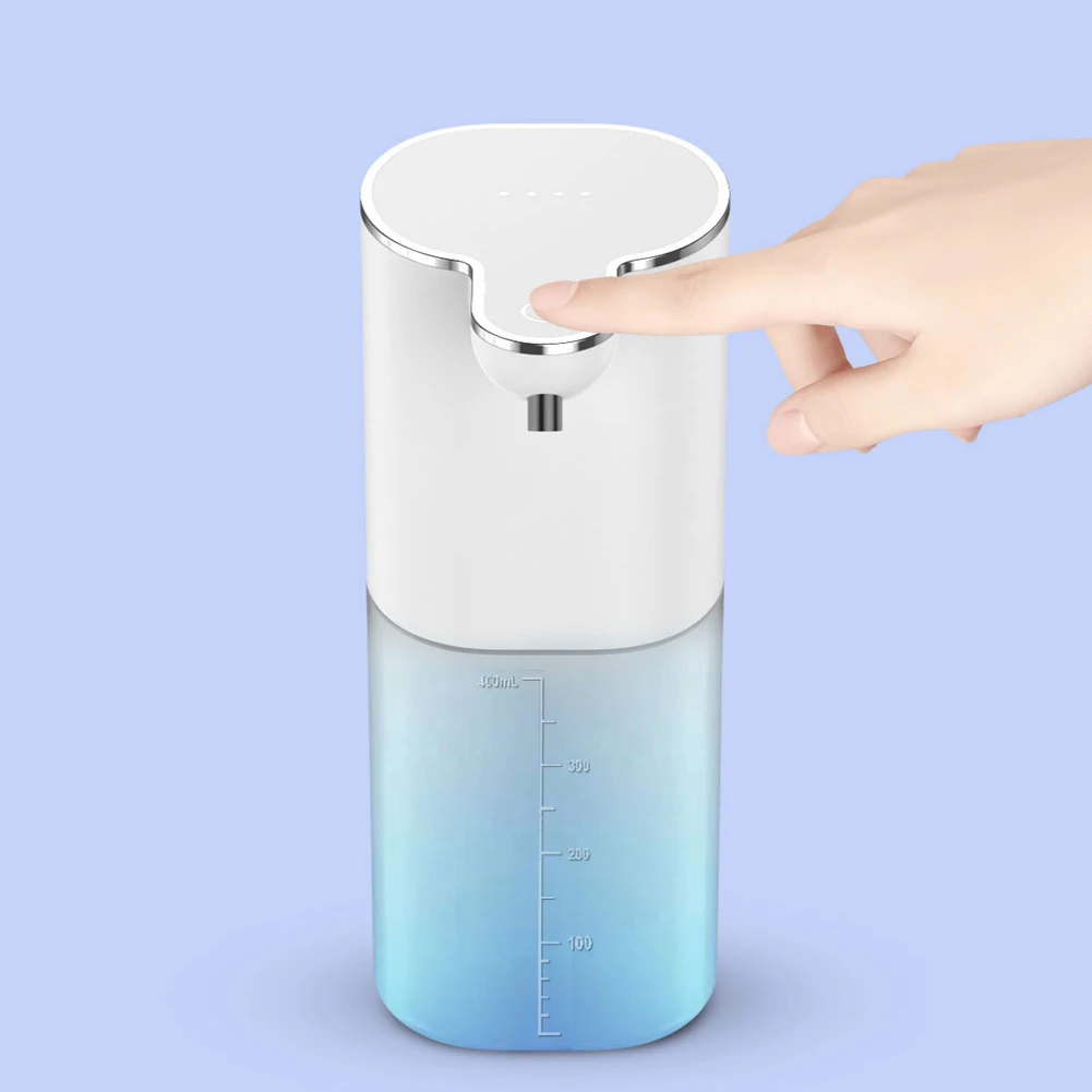 Soap Dispenser Soap Pump Soap Dispenser Head Wall Mounted Dispenser Automatic Soap Dispenser USB Charging Smart Foam/Gel Machine Home Automatic Touchless Sensor Soap Dispenser Hand Sanitizer 400ml