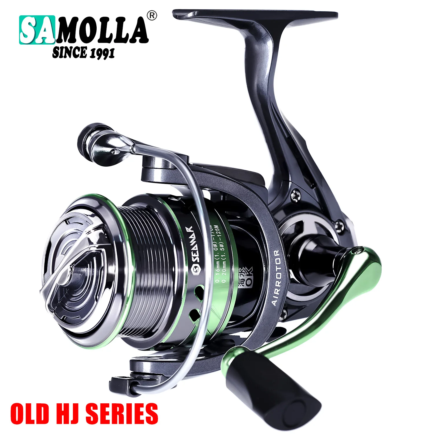 SAMOLLA Fishing Reel Spinning Distant Wheel Coil | 111bb Ball Bearings |  Max Drag 25kg | Bass Fishing Gear