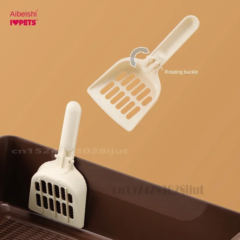 Large Resin Cat Litter Box, Drawer Type Anti-Splash Design with Shovel Layered Deodorant, 41x31x15Cm Odor Control Cat Pan