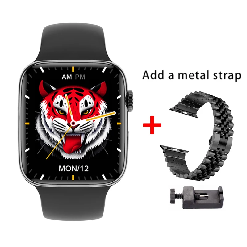 DT7 Max Smart Watch Men Series 7 GPS Track NFC Call Wireless Charging Heart Rate Smartwatch Women PK IWO W27 W37 Pro DT7 PLUS 