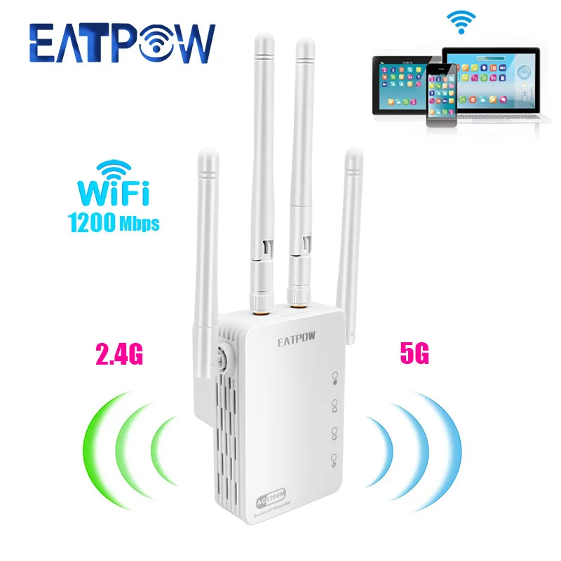 Repetidor WIFI 4 Antenas 2.4G / 5G - Portátil Shop