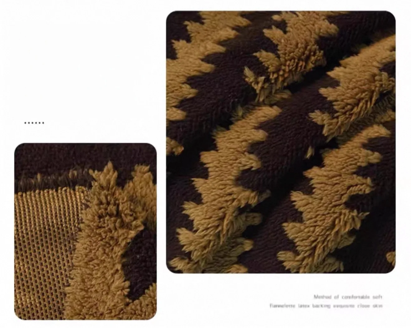Thicken Warm Jacquard Tuffed Fleece Sofa Towel Image 10
