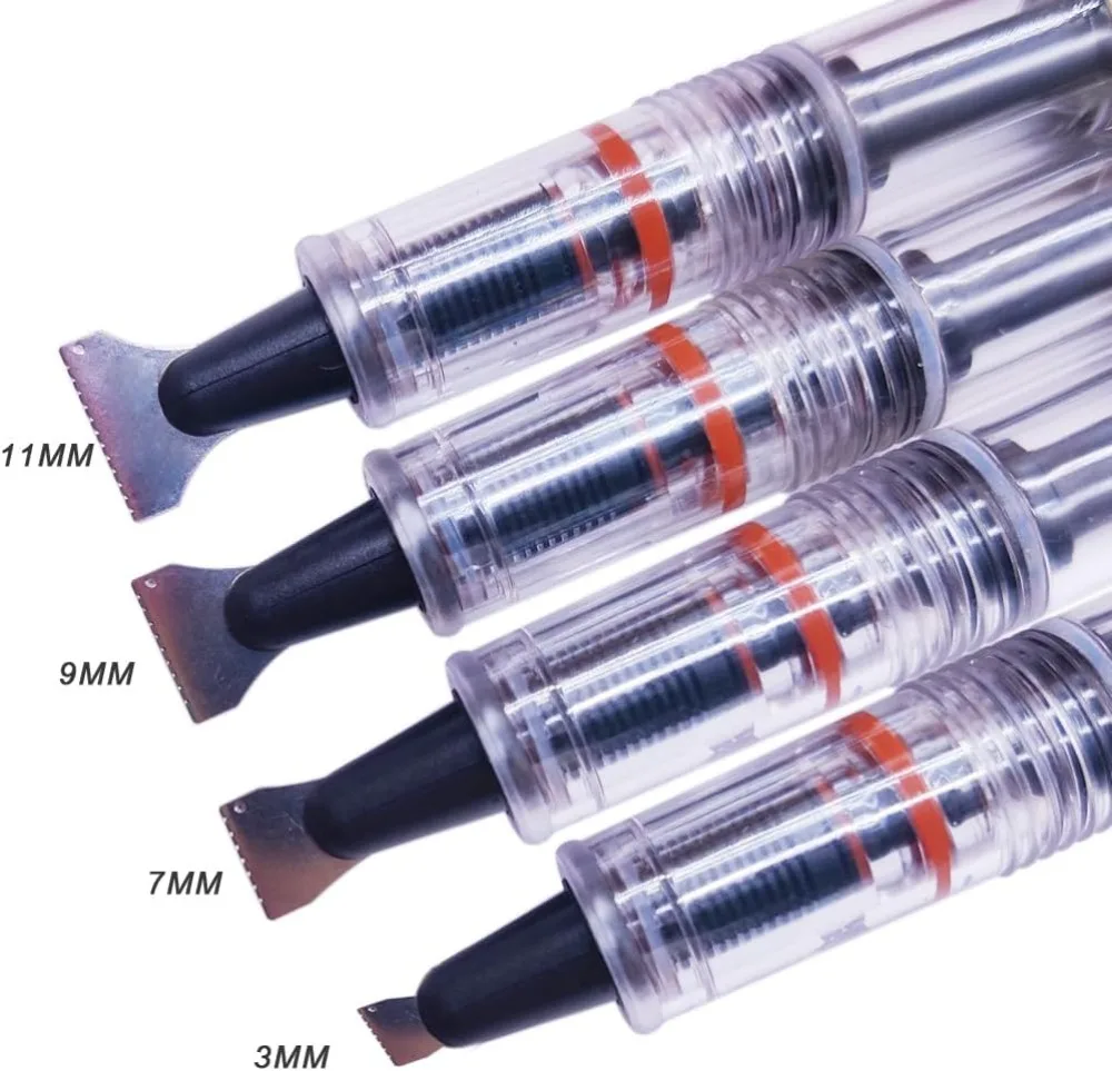 1pcs 위장 병렬 펜 2mm 3mm 4mm 5mm 7mm 9mm 11mm 서예 고딕 티베트어 용 만년필