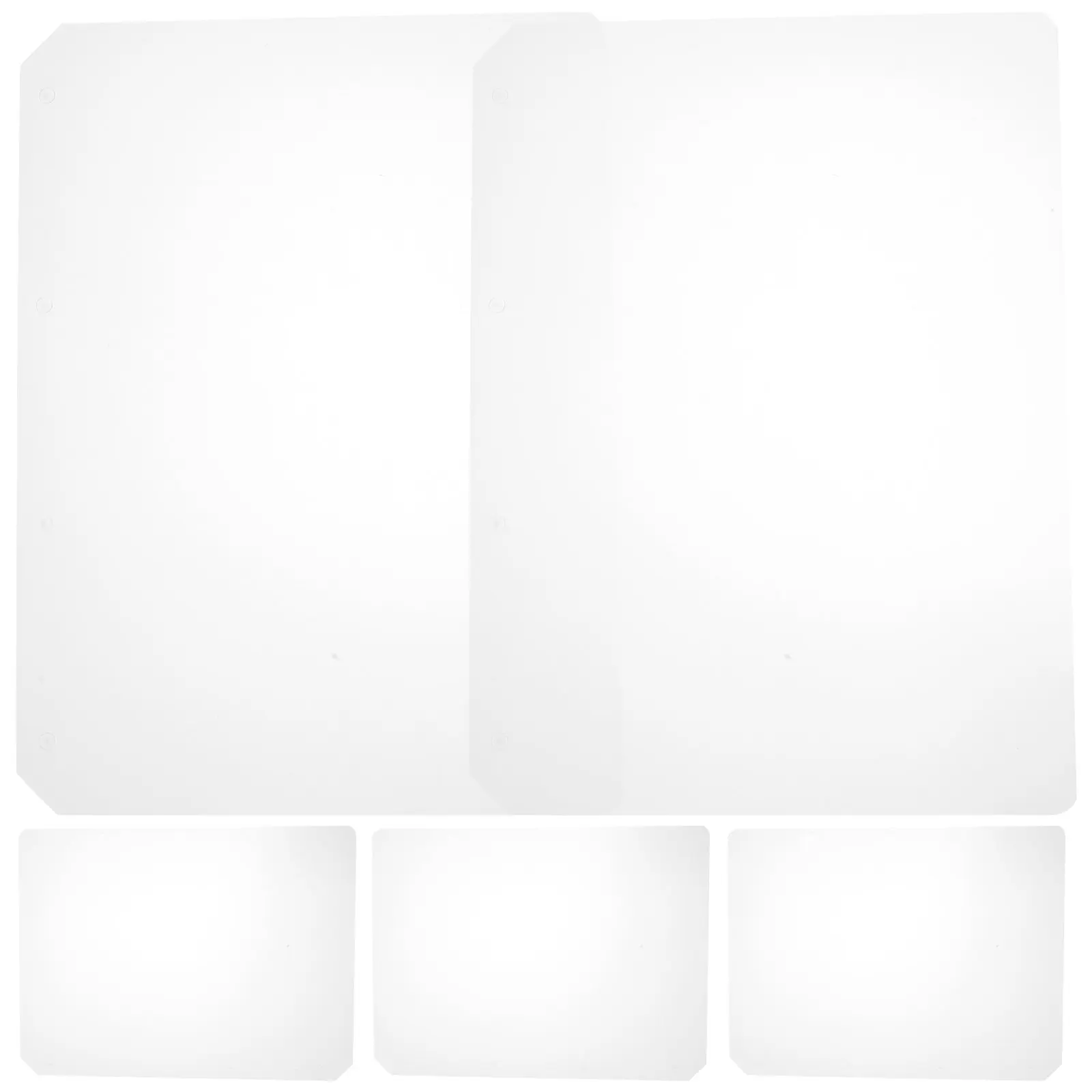5Pcs A4 바인더 디바이더 PP 소재 노트북 인덱스 탭 실용적인 문서 정리함 창의적인 디자인 빠른 참조