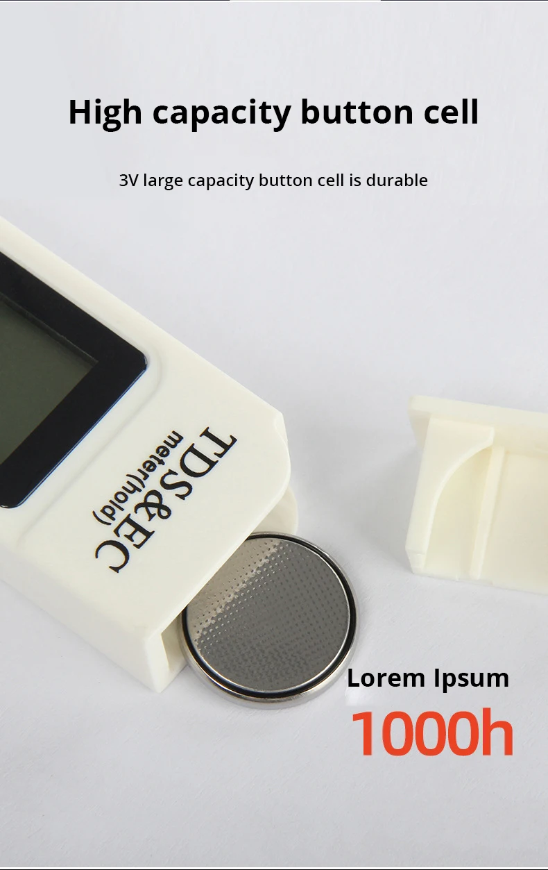 Handheld TDS Water Tester Design