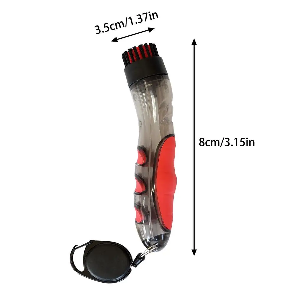 Golf Club Brush Retractable Golf Brush Golf Ball Cleaner Golf Club Groove Cleaner Clear Golf Cleaning Brush For Parents