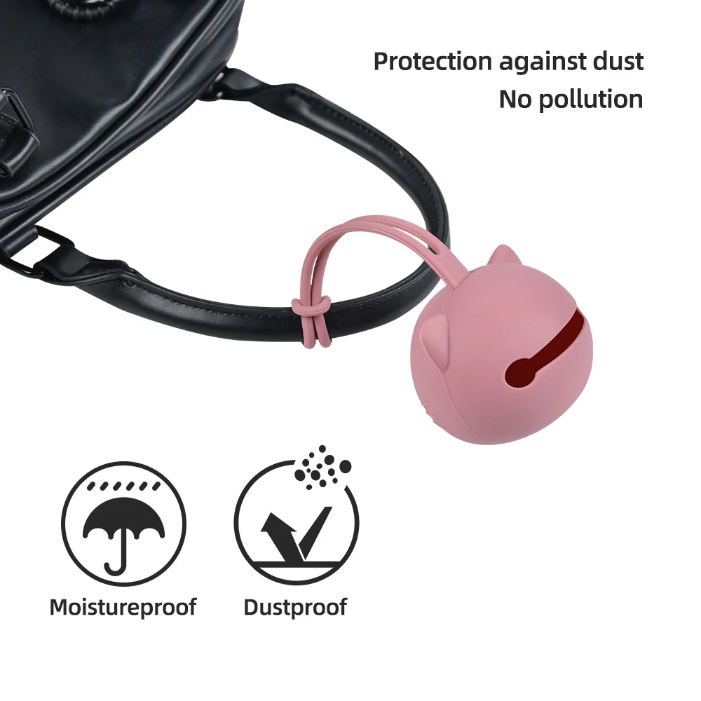 Pacifier Holder Bag BPA Free Food Grade Silicone Infant Portable Soother Container Box Nipple Storage