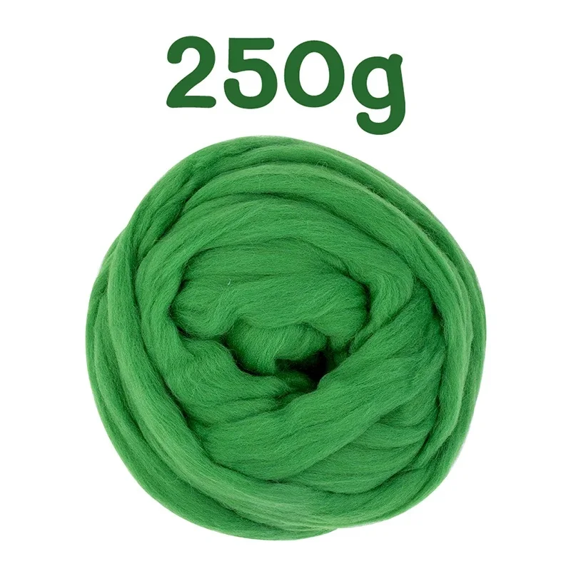 MIUSIE 250g Multicolor Felting Wool Fiber Soft Felt Weaving With Storage Box For Animal Projects Felting Wool for Needlework needle felting wool wool felting kit