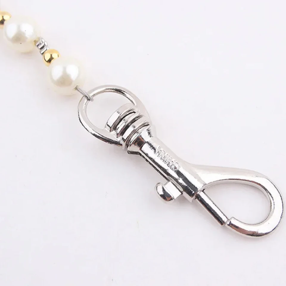 Luxury Pearl Beads Dog Harness and Leash