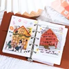 Journal GO 30sheets Cute Sweet House Sticky Notes Lovely Ins Message Paper Journal DIY Material Memo Pad School Stationery 4