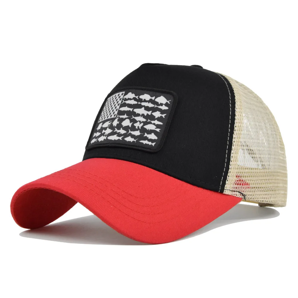 Cappello da camionista con bandiera americana