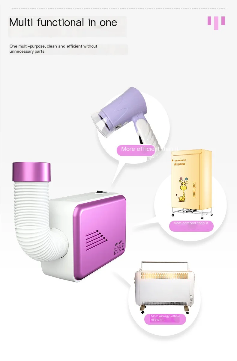 Pet Dog Dryer Pet Hair Drying Clothing Dryer Grooming Tools Dog Hair Cleaning Home Rainy Clothes Drying Shoes