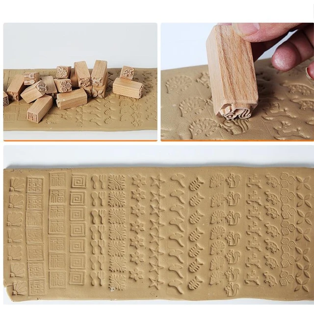 Vintage  Decoration Stamp Set DIY wooden rubber stamps for scrapbooking standard 5