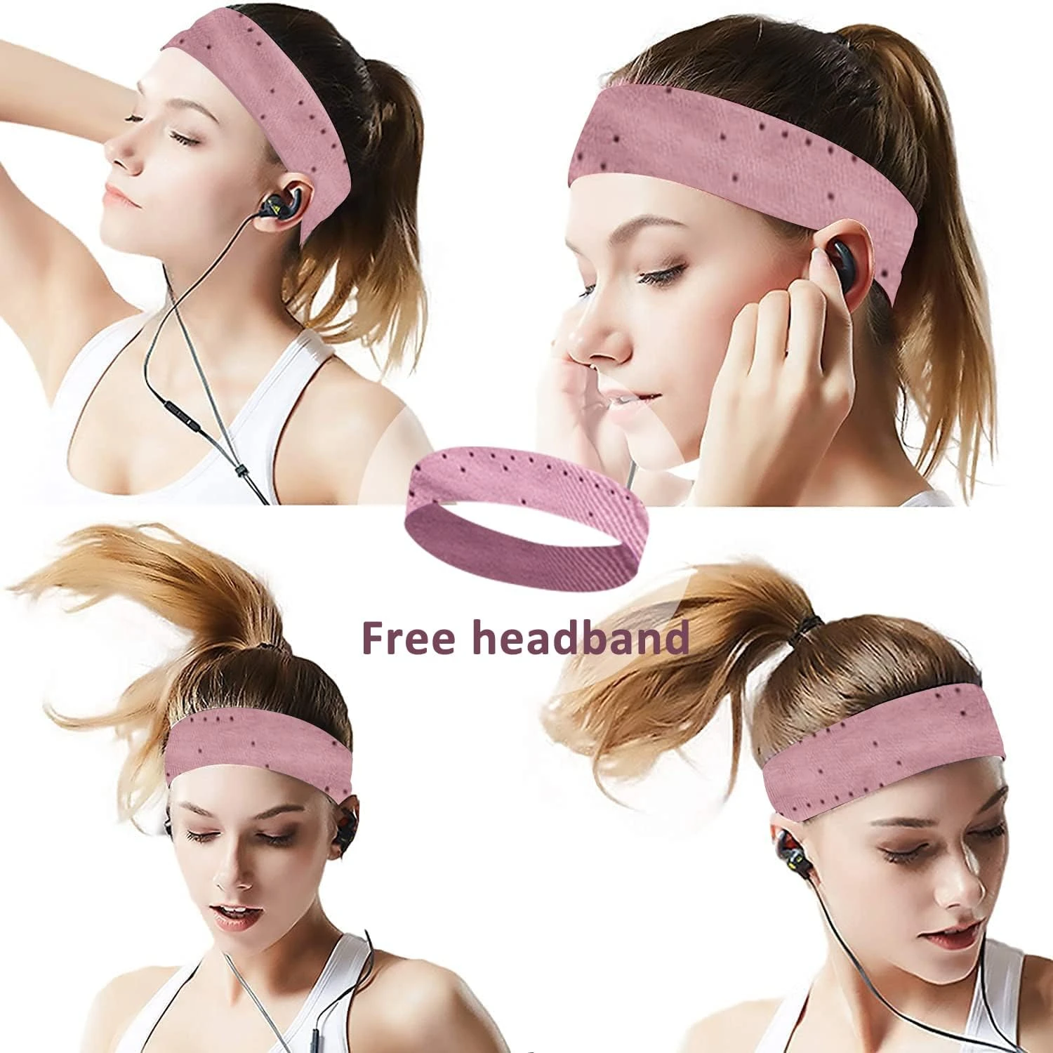 Blue Slimming Natural Latex Elastic Resistance Band for Arms, Legs, Abdomen, and Waist-Multifunctional Tension Rope for Full B