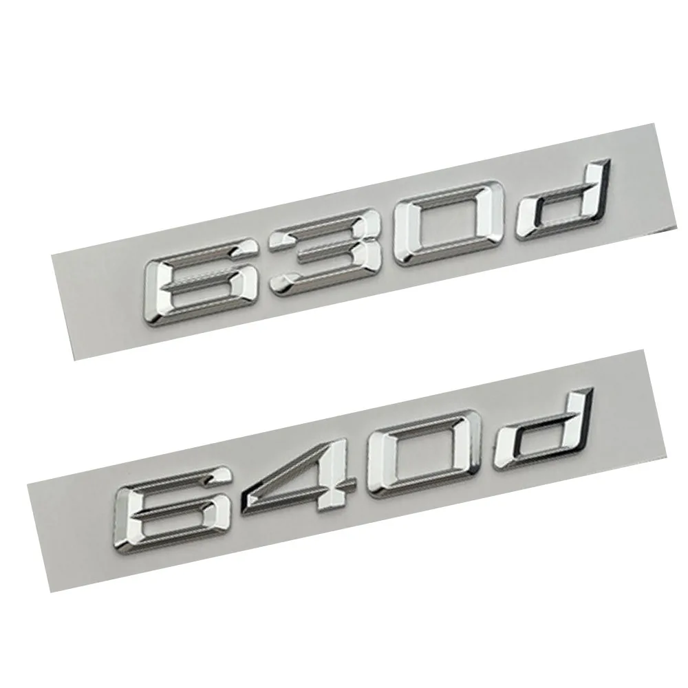 Per Bmw G32 E63 E64 F06 F12 630D 640D Auto Parafango Adesivi Laterali Paraurti Posteriore Adesivi Tronco Distintivo Accessori Adesivi