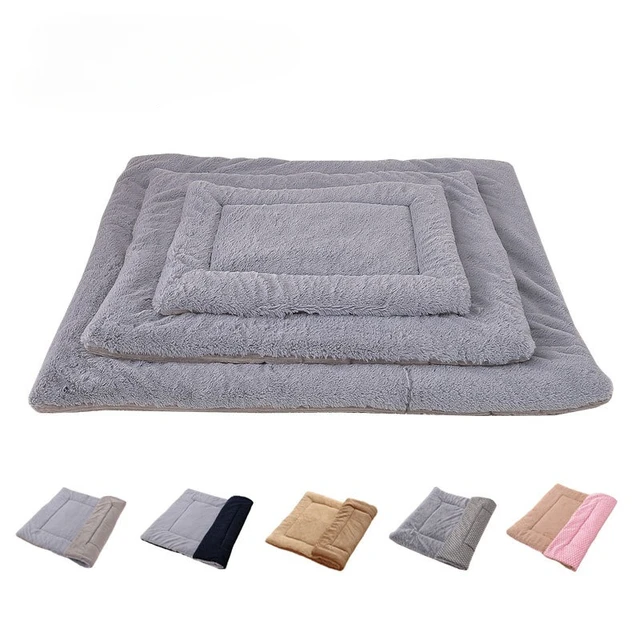 Dog Bed Mat Washable Cat Cushion Soft Premium Plush Dogs Mattress Sofa Dual Purpose Clearance for Small/Medium/Large Dog 2