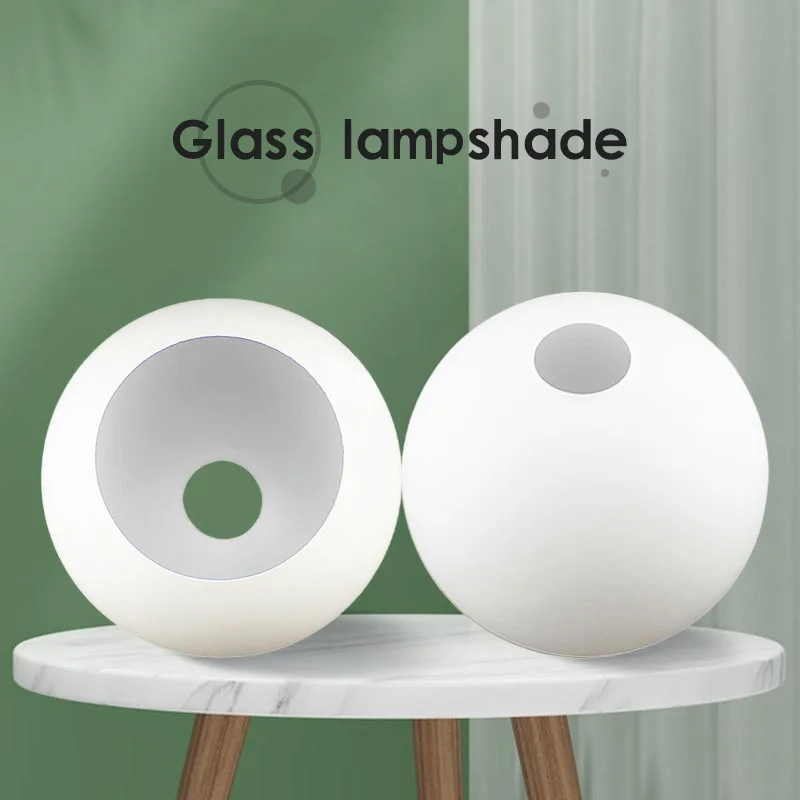 Globe Glass Lamp Shade D4cm D3cm Opening E27 E14 Milky Glass Lampshade Replacement Part Lighting Accessory for Chandelier glass lamp shade,lamp shade