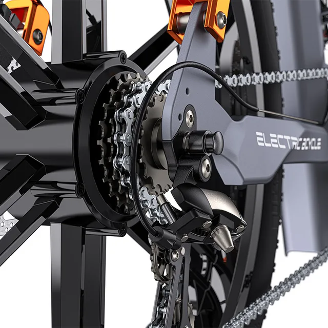 차내 충격 흡수와 스노우 타이어를 갖춘 혁신적인 리튬 배터리 전기 자전거