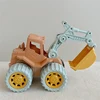 New Beach Set Toys For Kids Trolley Bulldozer Beach Bucket Wheat Straw Summer Seaside Play Sand Water Game Sand Toys/Snow Toys 4