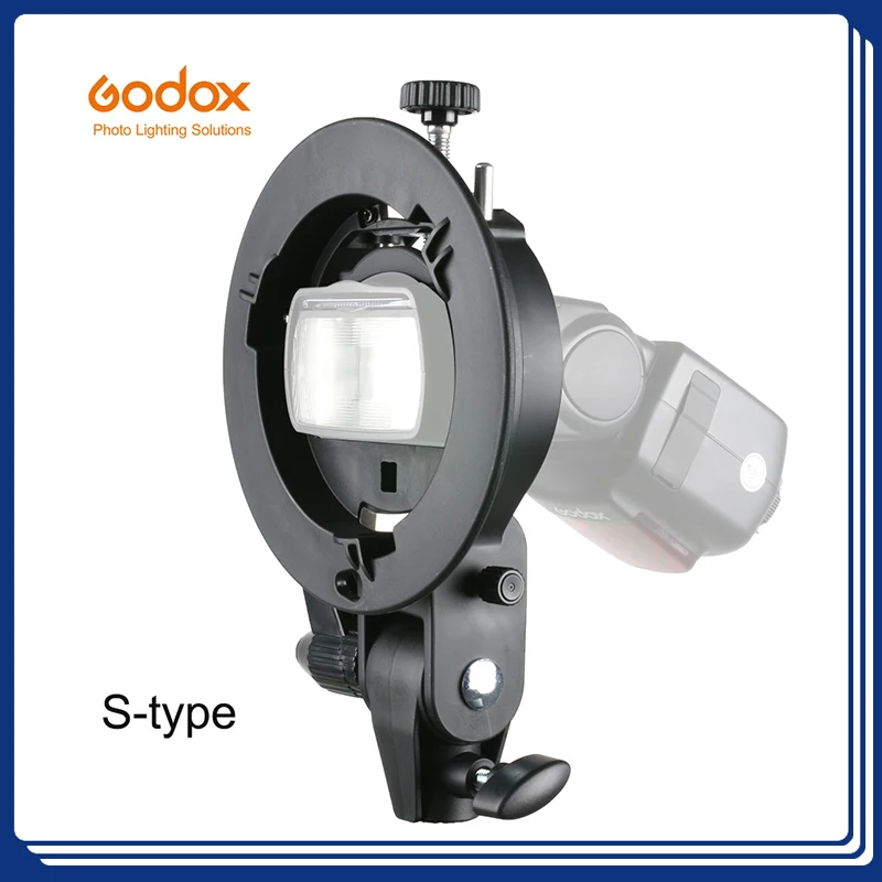 Pro Godox Stype Bracket Bowens S Mount Holder For Speedlite Flash
