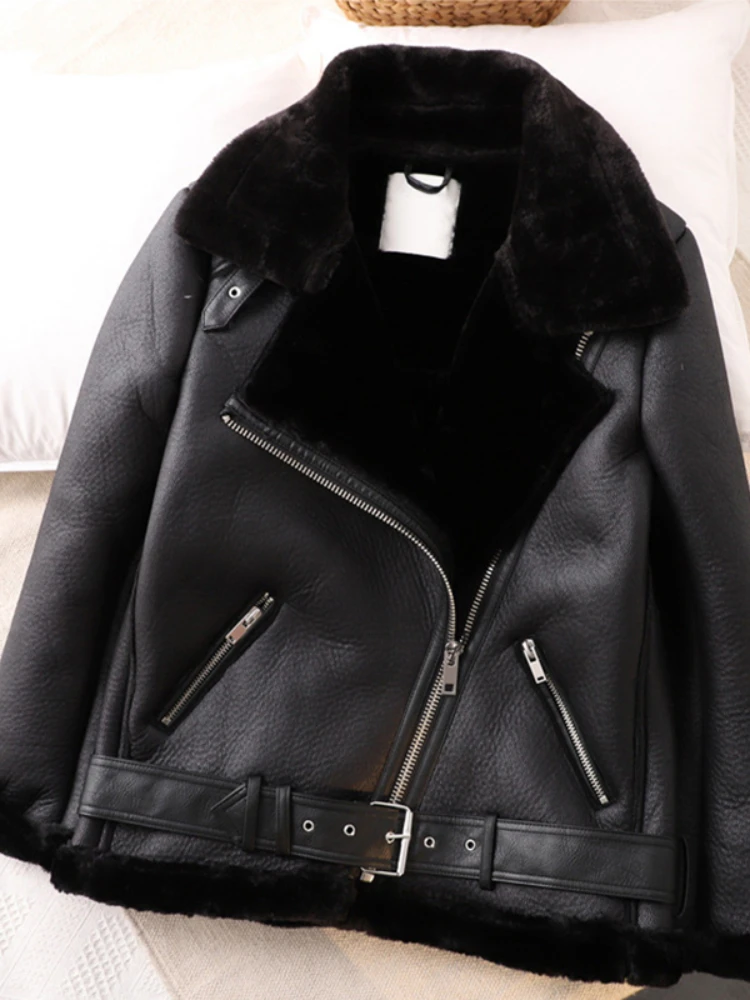 ジャケット・アウター SHEEP Leather High Neck Blouson Auralee Lamb Leather Zip Blouson Black – Neighbour