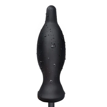 Inflatable Butt Plug Anal Beads Dildo Blow Up Expanding for Women Beginners Trainer Manual Prostate Massager 2