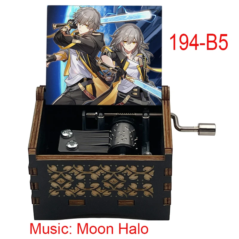 Game Honkai Impact 3 hand Music Box Anime Moon Halo music Toy For Kid Gift students birthday gift