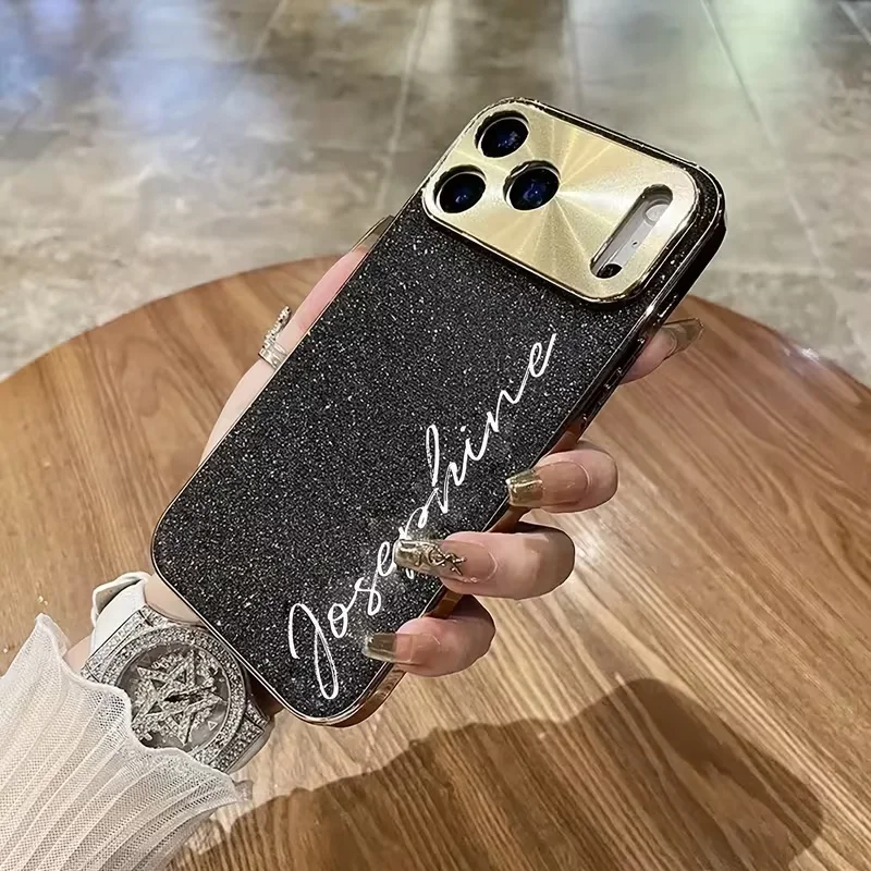Personalized Custom Name Letters Sparkling Glitter Case for iPhone 13 thumbnail 7