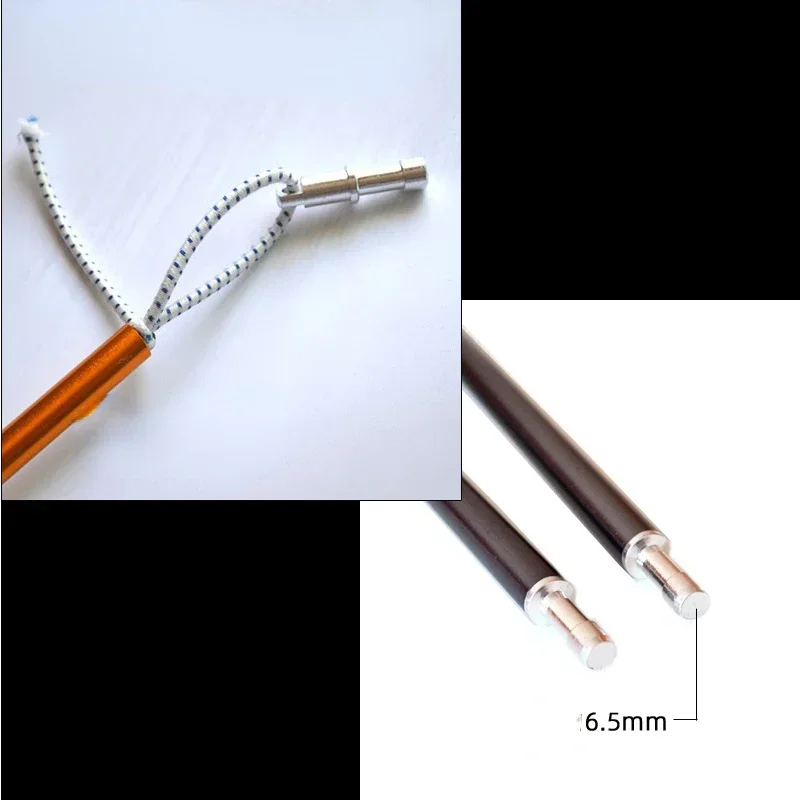 5Pcs 8.5mm 9.5mm 11mm 13mm Aluminium Tent pole End Plugs Replacement Spare Tent Pole End Plugs for Camping tent poles