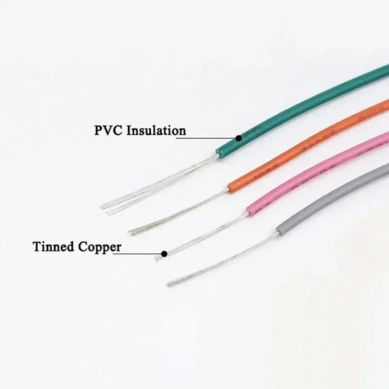 （5 Colors Mix Kit）UL1007 Wire PVC Insulation Tinned Copper Cable Stranded Electrical Line 30/28/26/24/22/20/18/16 AWG PCB Wire - Image 3