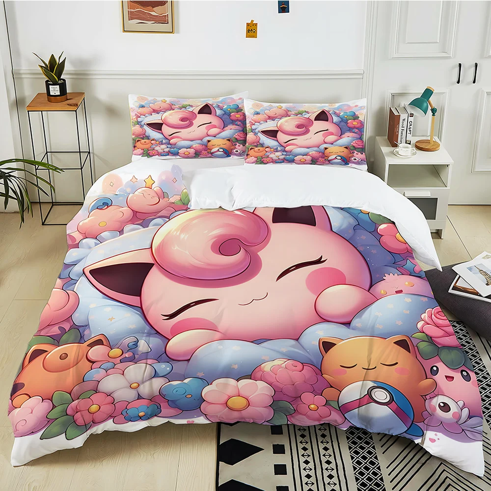Pokemon Kids Bedding Gaming Bedding Pokemon Bed Sheets Twin