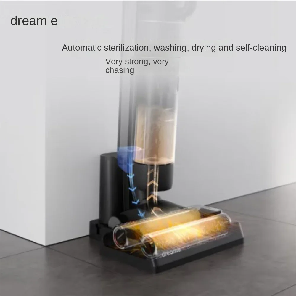 Dreame Intelligent Wireless Steam Floor Scrubber T12 High Temperature Floor  Scrubbing, Roller Brush Welt Suction Mop Cleaning